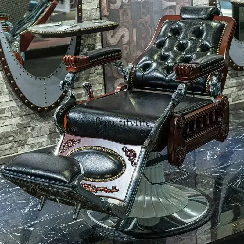 يمكن وضع كرسي الحلاقة الرفع لصالون الشعر الخاص لقص الشعر #2
