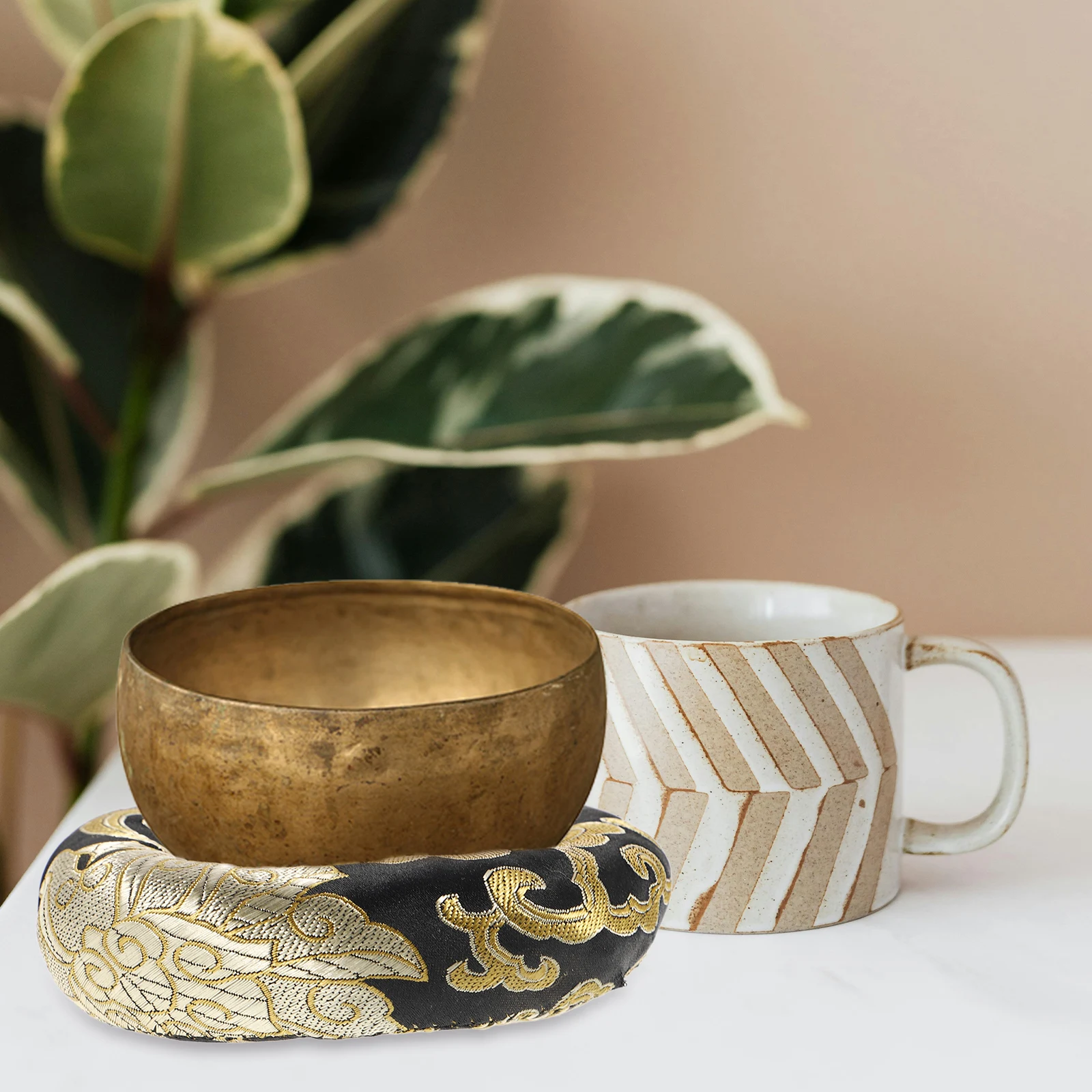 

Sound Bowl Cushion Round Tibetan Singing Bowl Pad For Meditation Yoga Decorative Buddhist Supplies Accessory