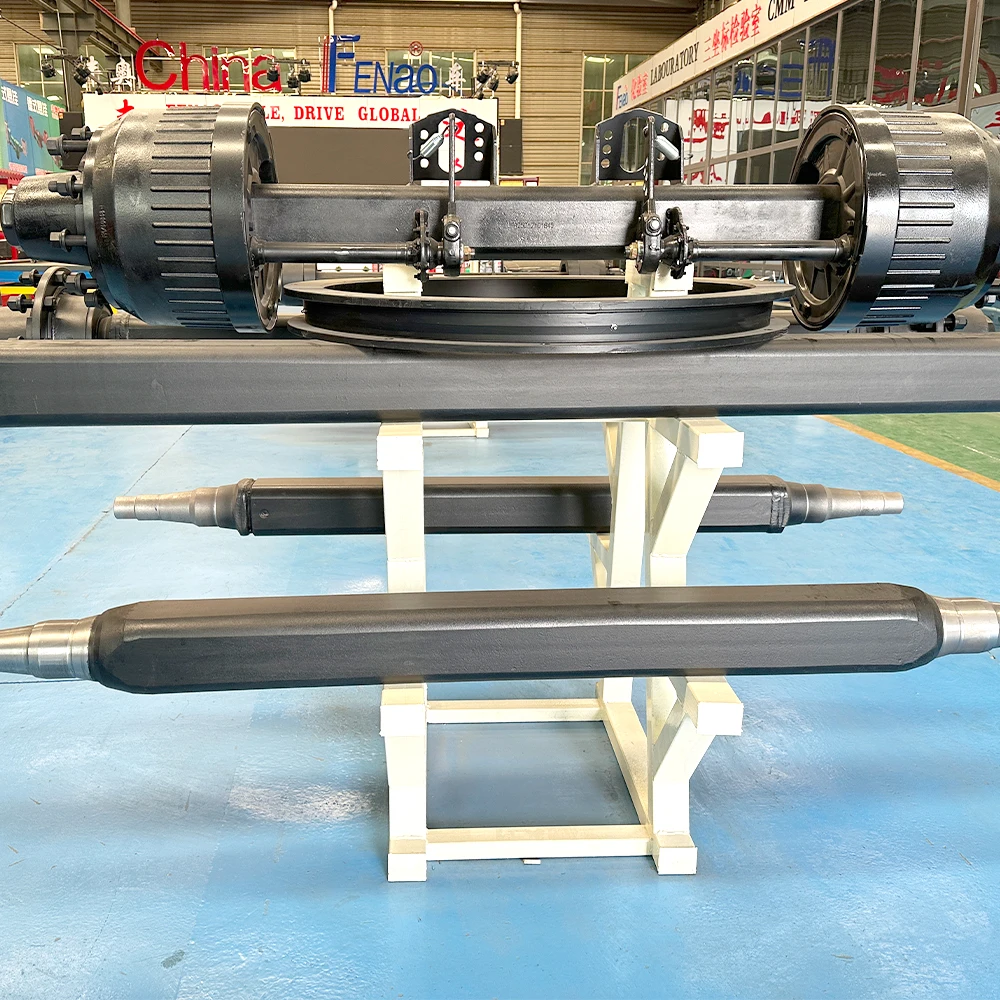 13T 16T  Rear Axle for Heavy Trucks Steel Trailer Accessories Customized Size Replacement Parts