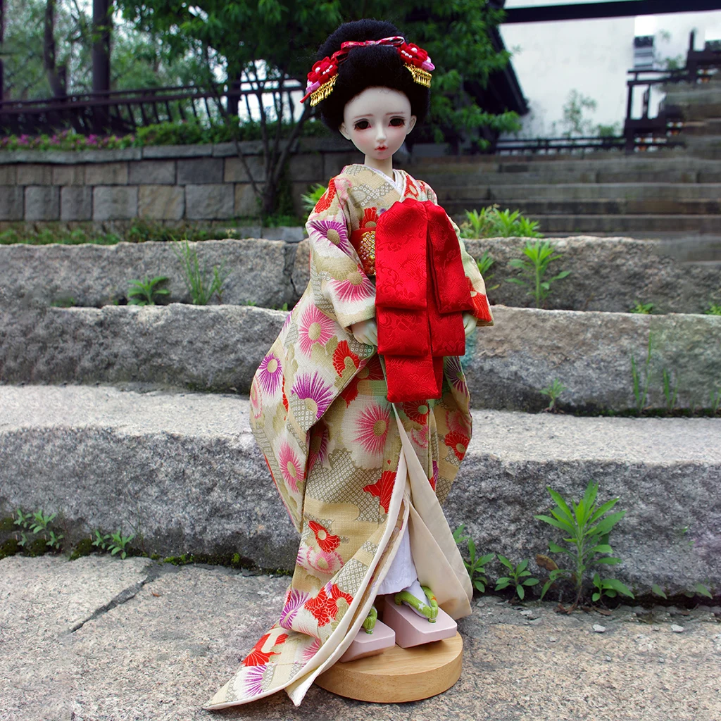 

1/4 1/3 Scale Ancient Costume BJD Clothes Japanese Oiran Kimono Outfit For MSD SD13 Girl SSDF ID75 Uncle Doll Accessories C2232