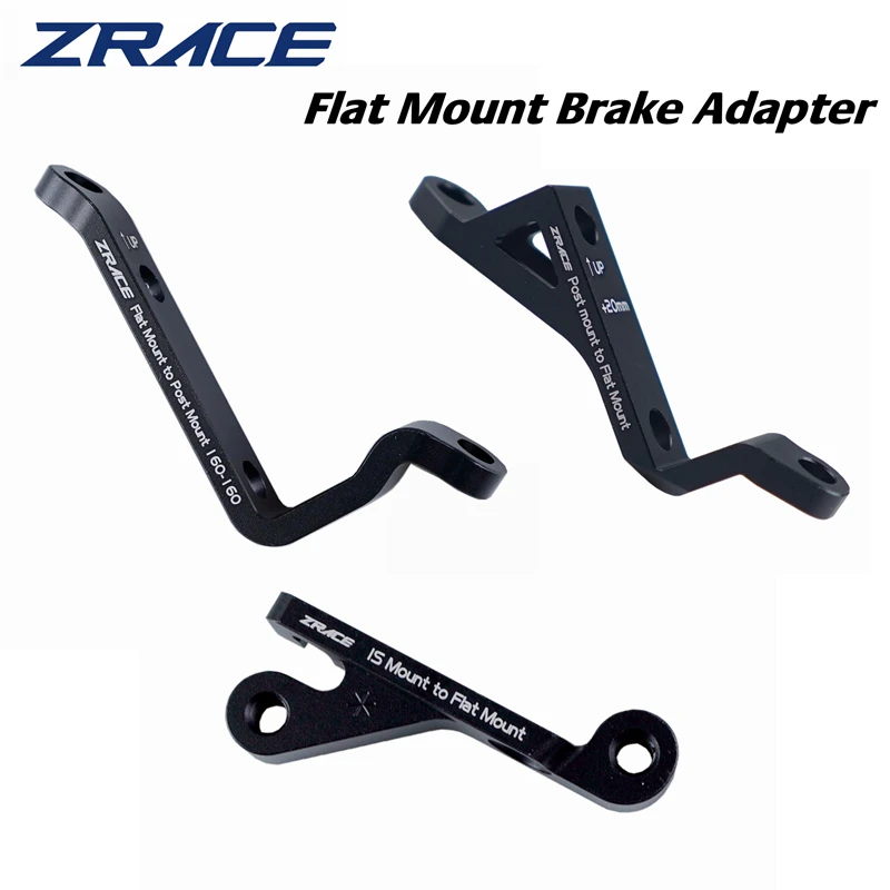 ZRACE Post / IS Mount to Flat Mount Brake Adapter, Post / IS to Flat Mount Brake Adapter