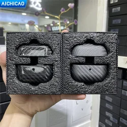 ACC-Real Carbon Fiber Case for Samsung Galaxy Buds 3 Pro, Protective Shell Aramid Fiber Cover