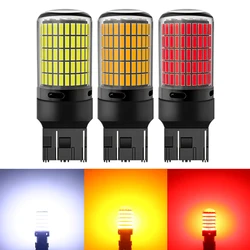 2X 7440 W21W WY21W W21/5W PY21W P21/5W Ba15s BAU15S 3157 T25 Carro Lâmpadas LED Turn Signal Light 150SMD Freio Reverso Estacionamento Lâmpadas