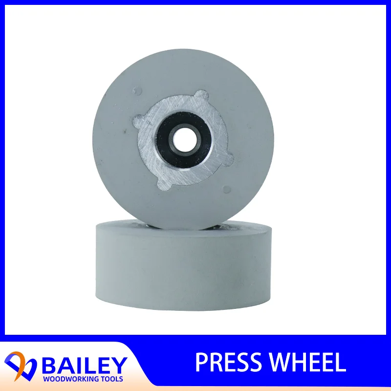 

BAILEY 10PCS 60x8x24mm Press Wheel Rubber Roller With Bearing 608 for Biesse Edge Banding Machine Woodworking Tool E1422E0005