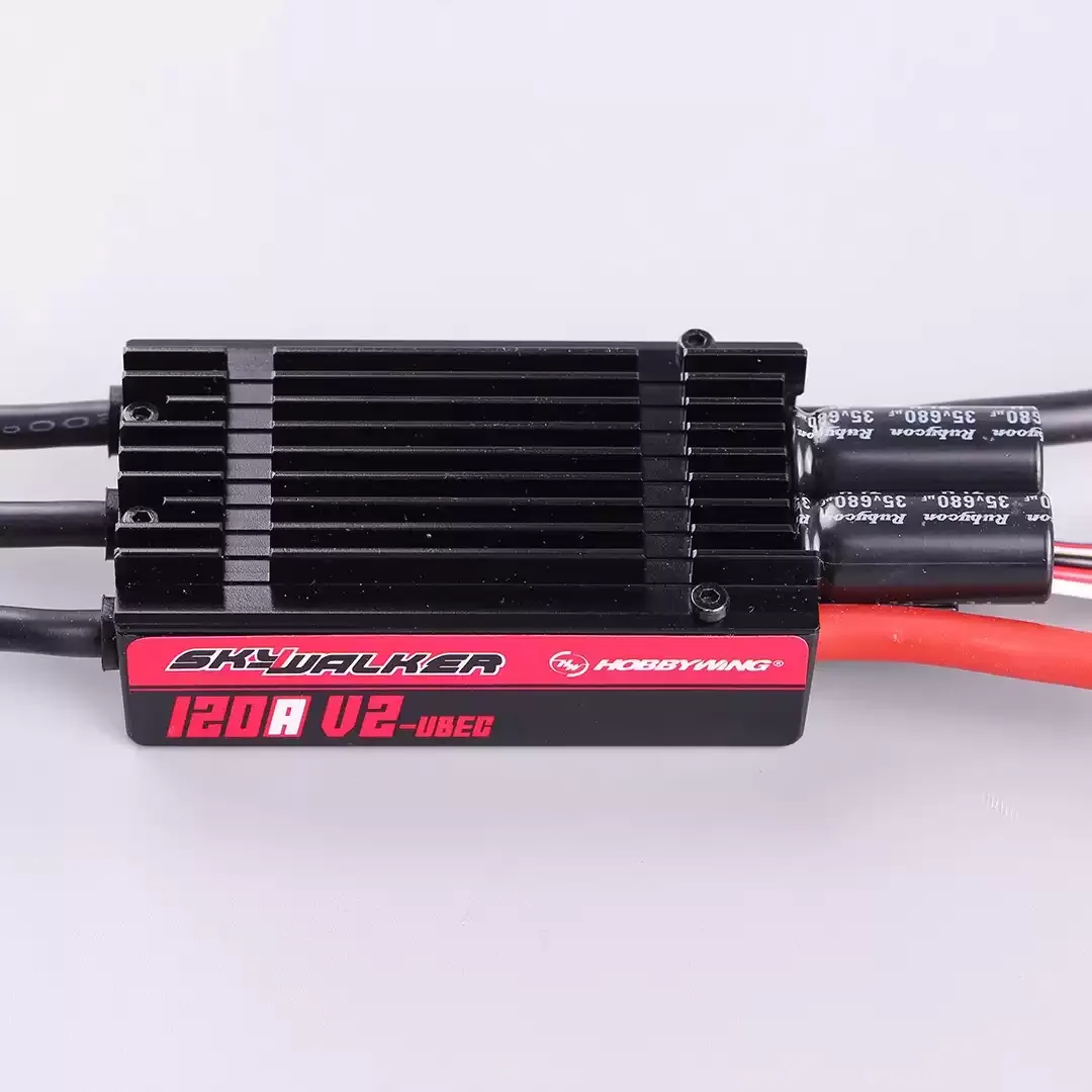 Hobbywing Original Skywalker 120A V2 Brushless ESC 3-8S Lipo Switch Mode BEC 10A Support LED Program Box Transmitter