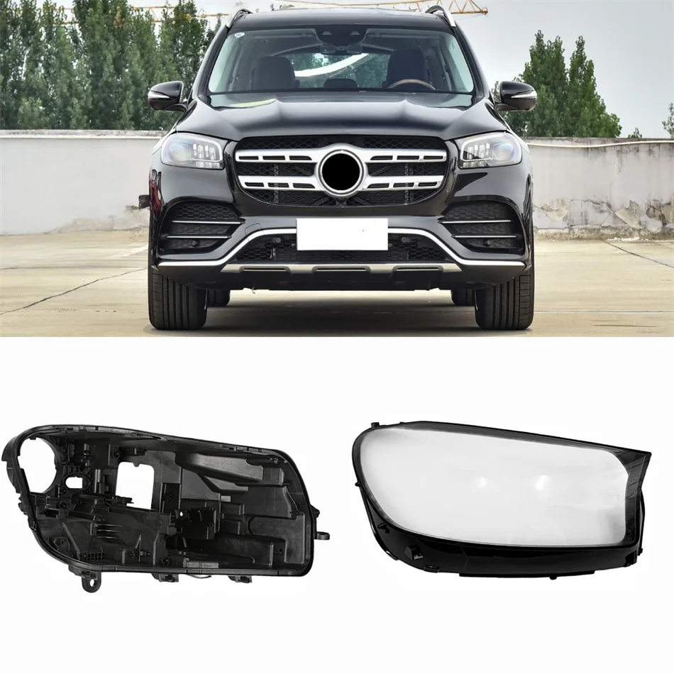 

For Mercedes Benz GLS 2020 2021 2022 GLS167 X167 Automotive Accessories Car Base Head Lamp Shell Base Plate Front Lamp Lens
