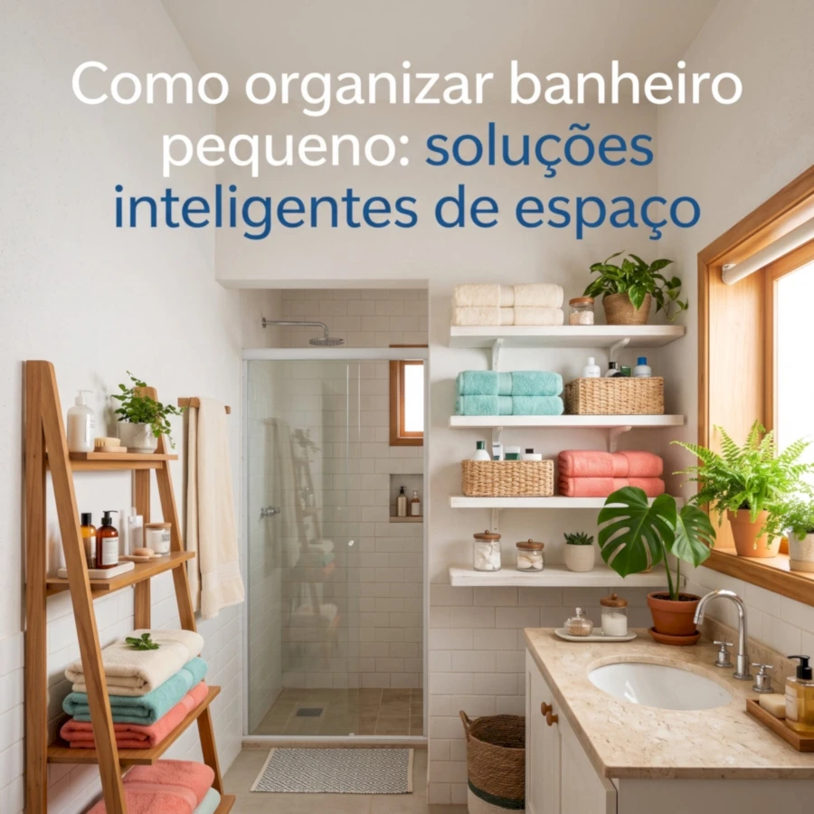 Como organizar banheiro pequeno: soluções inteligentes de espaço