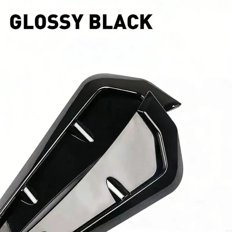 Dynamic Shark Gill Pattern Side Panel Stickers Upgrades for Cars & Motorcycles