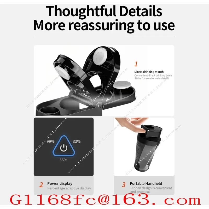 Large Capacity Portable Juicing Cup Strong Power Crushed Ice Juicer