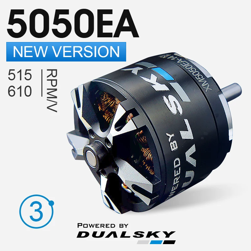 DUALSKY Brushless Motor XM5050EA 3rd Gen 220KV High-Quality Fixed-Wing Aircraft Motor for 70E Model