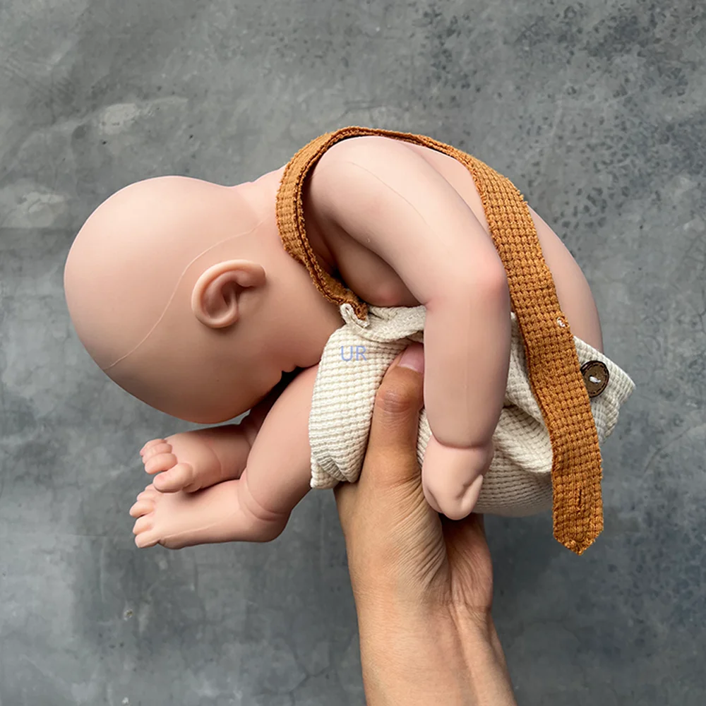 43cm Bonito Pliable Silicone Reborn Baby Doll Super Soft High-simulação Real Baby Girl Para Crianças Presentes de Natal Collectibles