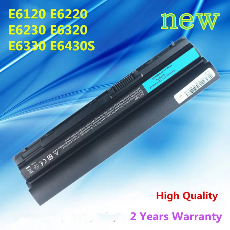 

New laptop battery for Dell Latitude E6120 E6220 E6230 E6320 E6330 E6430S 09K6P 0F7W7V 11HYV 3W2YX 5X317 7FF1K 7M0N5 823F9