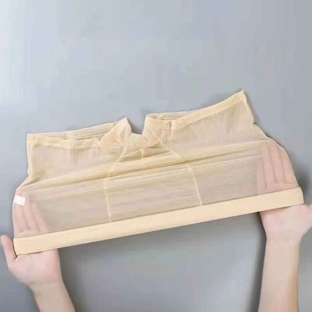 

Mens Summer Cool Mesh Transparent Underwear Ultrathin Elastic Boxers Shorts Man Breathable Underpants Trunks