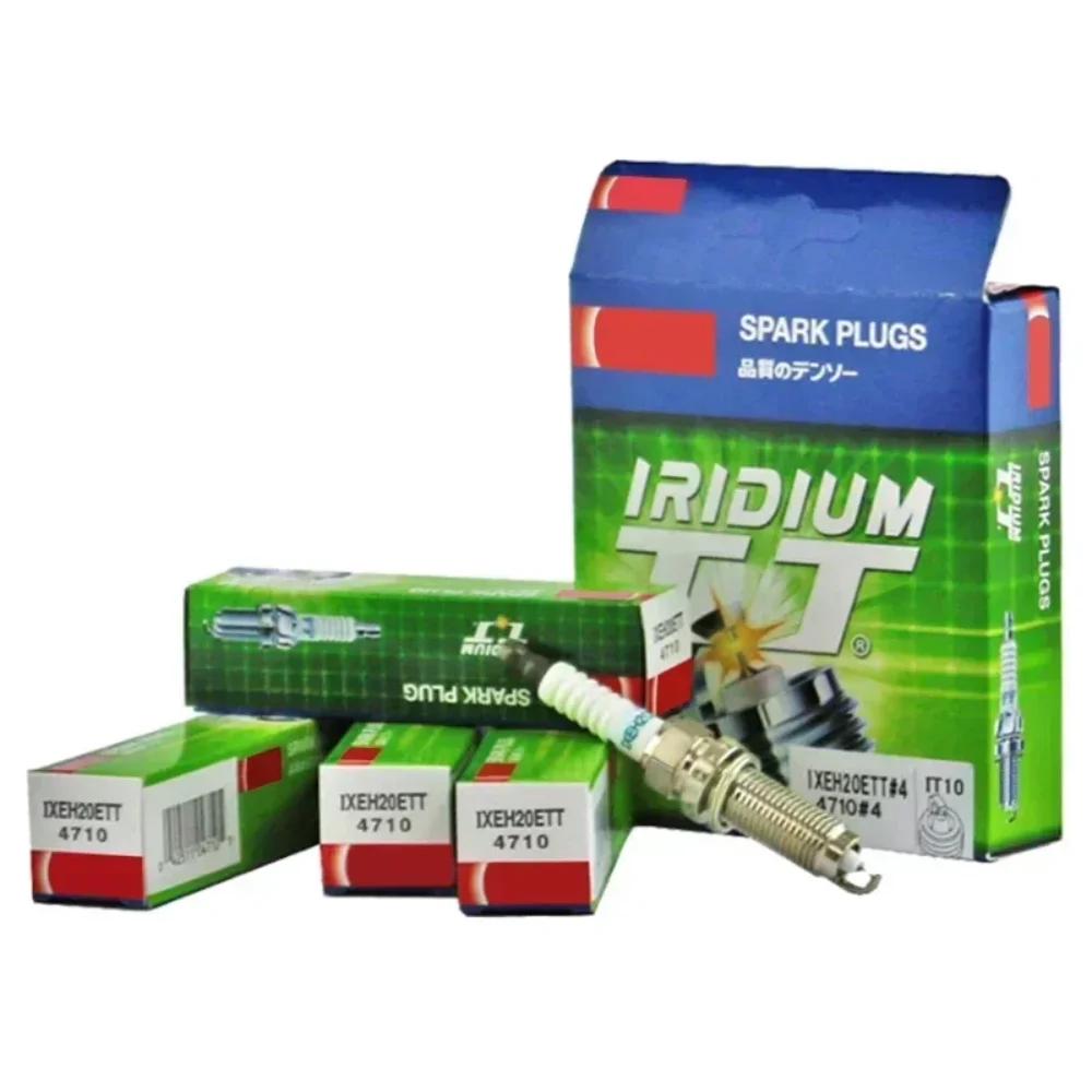 

4PCS IXEH20ETT 4710 Dual Iridium Spark Plug for Nissan Qashqai Tiida X-Trail Juke Micra Toyota Verso RAV Corolla Auris Allion