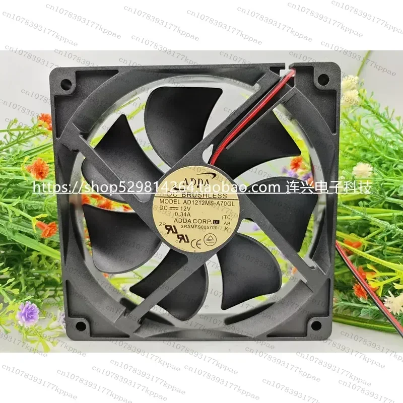 1PCS New 12V Cooling Fan for ADDA AD1212HB UB HX LB MB US UX MS HS A70GL A71GL