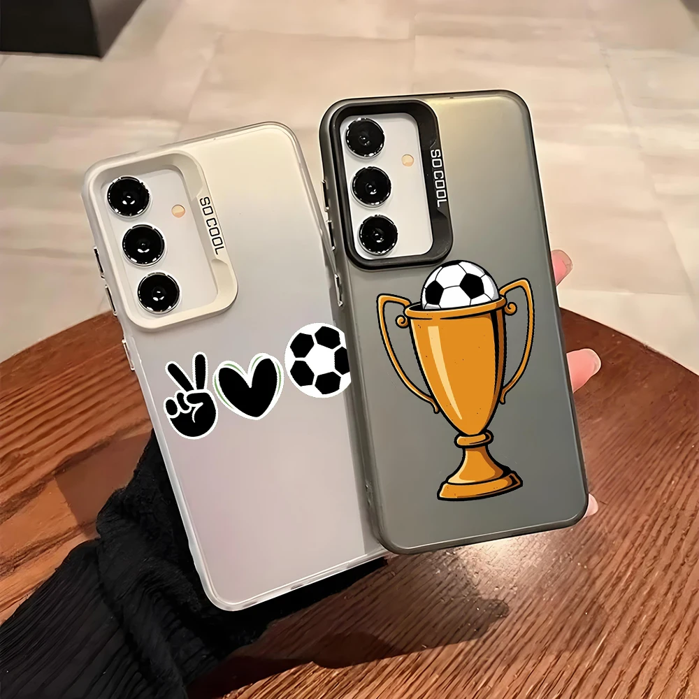 Soccer Love First line IMD Case For Samsung A56 A55 A54 A53 A36 A35 A26 A25 A24 A17 A15 A16 A14 A32 A22 A52 5G Cover