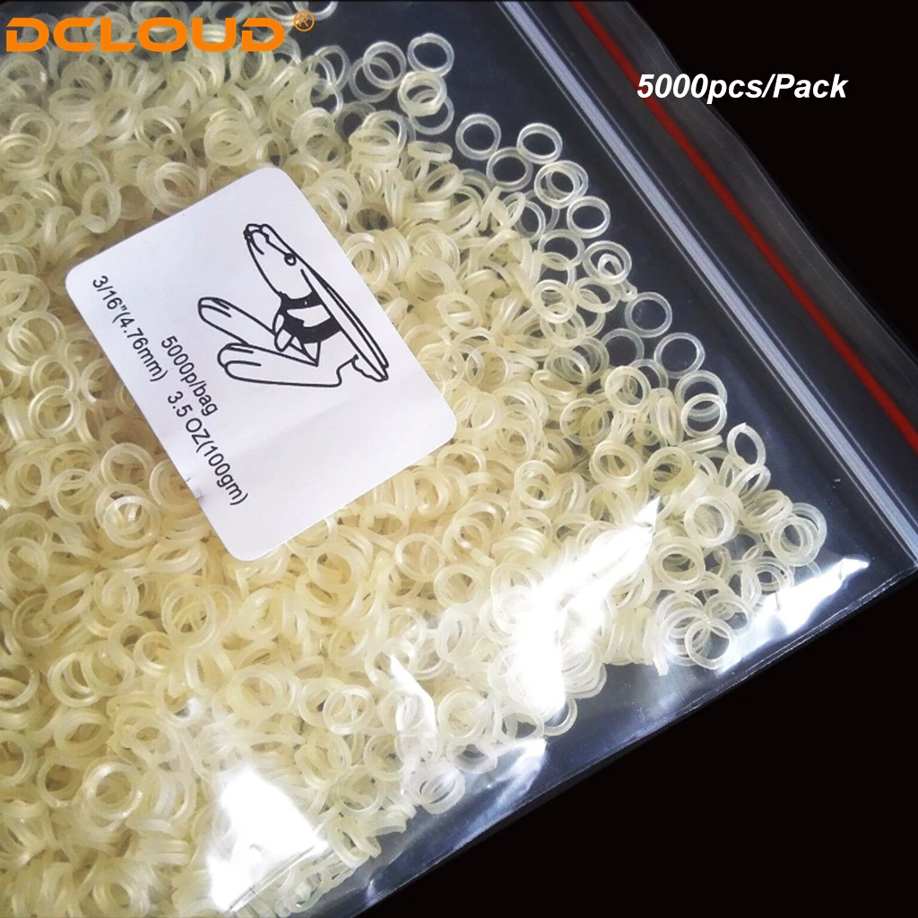 5000 Stücke Dental Kieferorthopädische Zahnspangen Gummiband Ligationsring Latex Zahnspangen Kraft 2,5/3,5/4,5/5,0/6,5 UNZEN Zahnarzt Zubehör – Detail 7