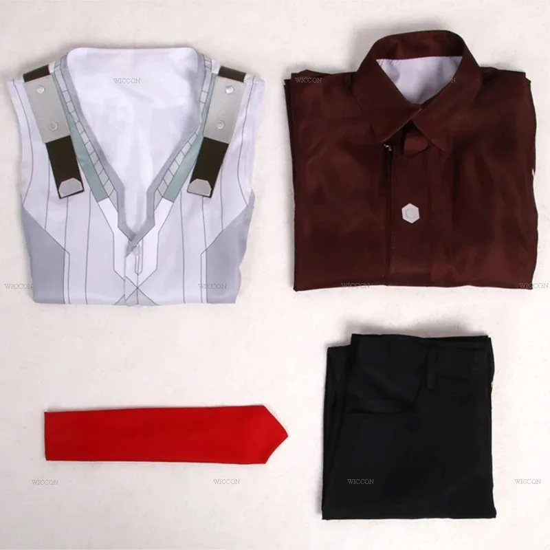 Viktor Arcane Cosplay disfraz Anime LOL camisa chaleco pantalones peluca Victor trajes traje para hombre Halloween carnaval fiesta disfraz ropa