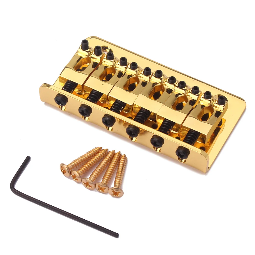 

1 set Fixed Saddle Bridge 73Mm Metal For 6 String Ukulele Guitar Replacement Vintage Plate Instrument Part