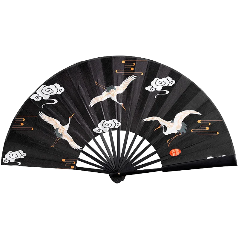 

Ancient China-Chic Folding Fan Chinese Style Illustrated Han Costume Accessories Dance Photography Special Fan