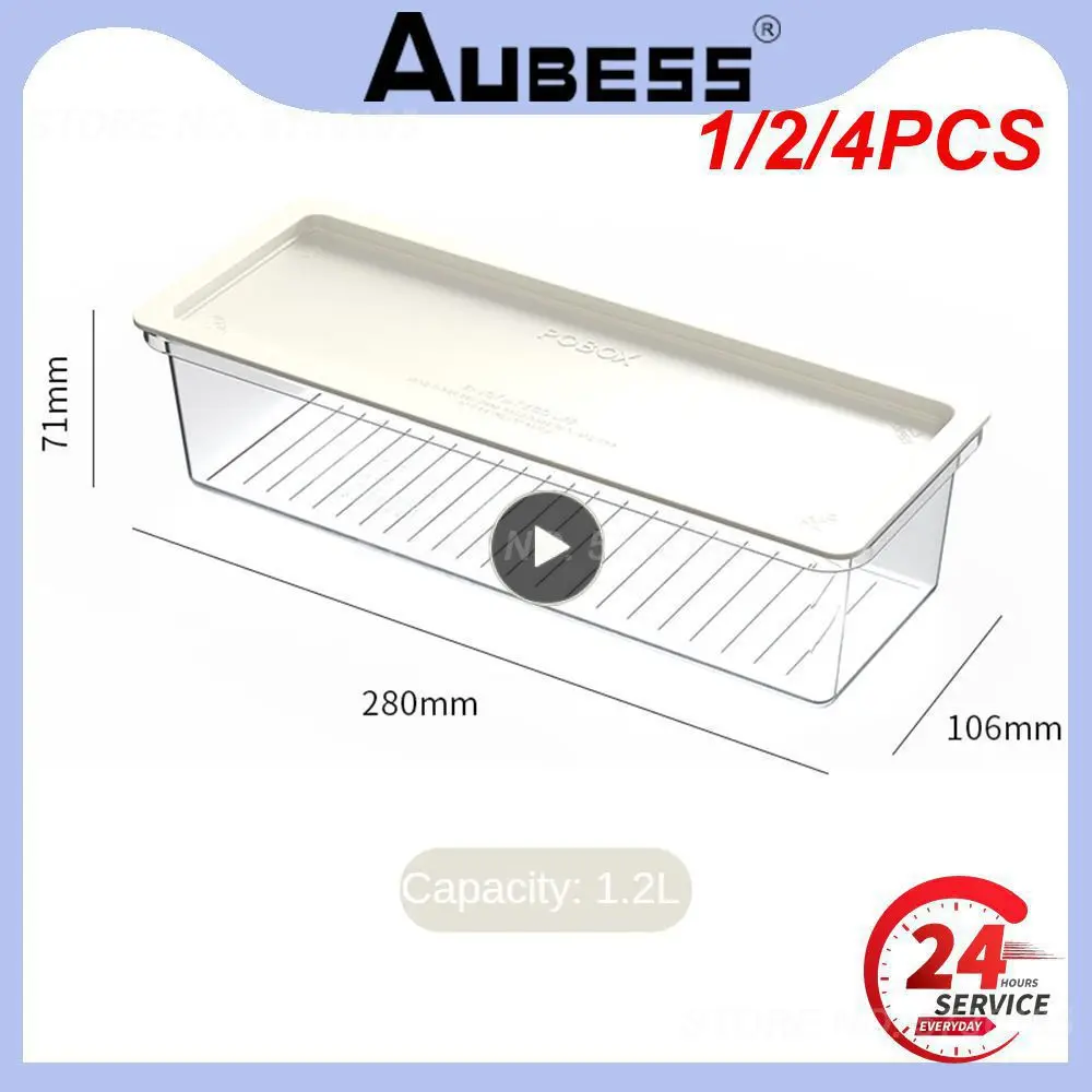 1/2/4PCS Refrigerator Classification Box Sealed Freshness Easy To Store Special Box For Refrigeration Durable Actual Storage Box