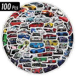 10/50/100 Pcs Retrofit Racing Car Graffiti Stickers Laptop Guitar Luggage Bike Skateboard Waterproof Sticker Decal Kid Toy