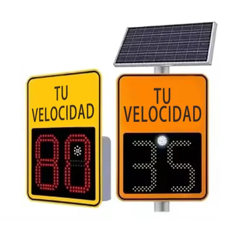 

Car Speed Limit Sign LED Display Portable Traffic Radar Speed Detector Radar Traffic Speed Sign Tu Velocidad