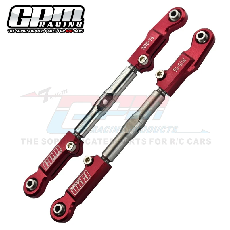 

TRAX 1/8 SLEDGE 7075-T6 wave foot + positive and negative teeth adjustable stainless steel front steering rod