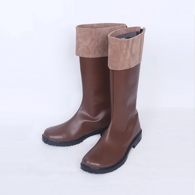 Chaussures de Cosplay KonoSuba de la Bénédiction de Dieu sur ce Monde Merveilleux, Bottes de Sato Kazuma, Jeu Marron, Anime, Accessoire de Costume d'Halloween