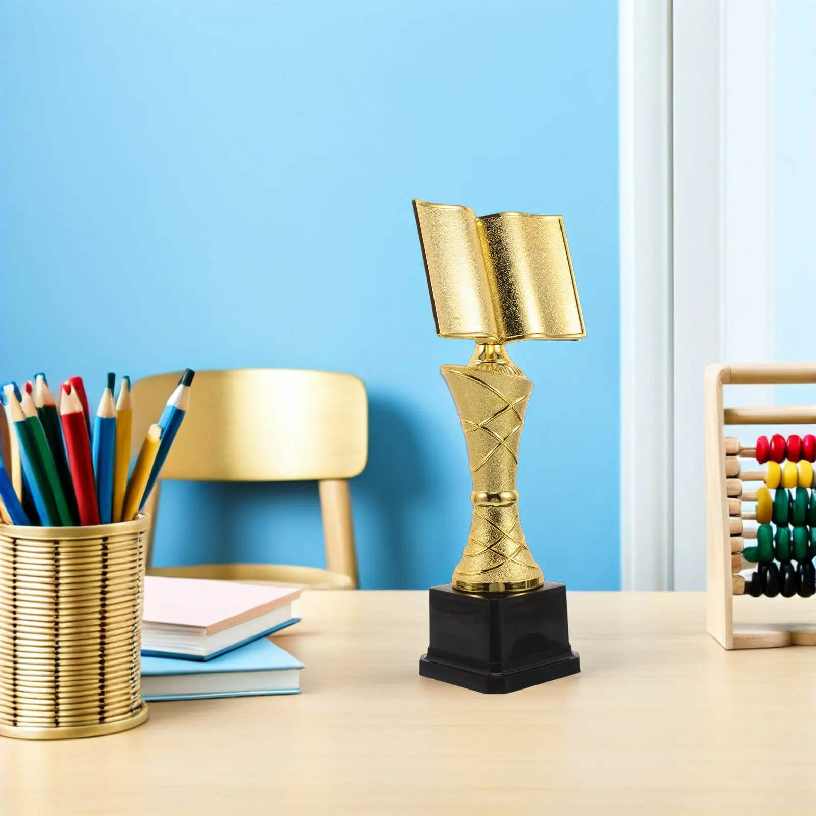 Reading Star Trophy Plastic Award Cup Classroom Book Trophy Competition Prizes Student Awards Star Trophies