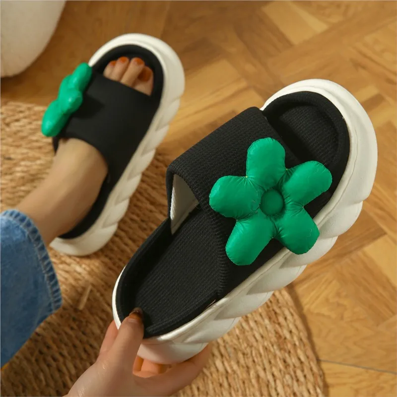 

Warm Winter Slippers Woman Slient Fluffy Slippers For Women Fur Plush Women's Slippers Lightweight Footwear Female House Shoes