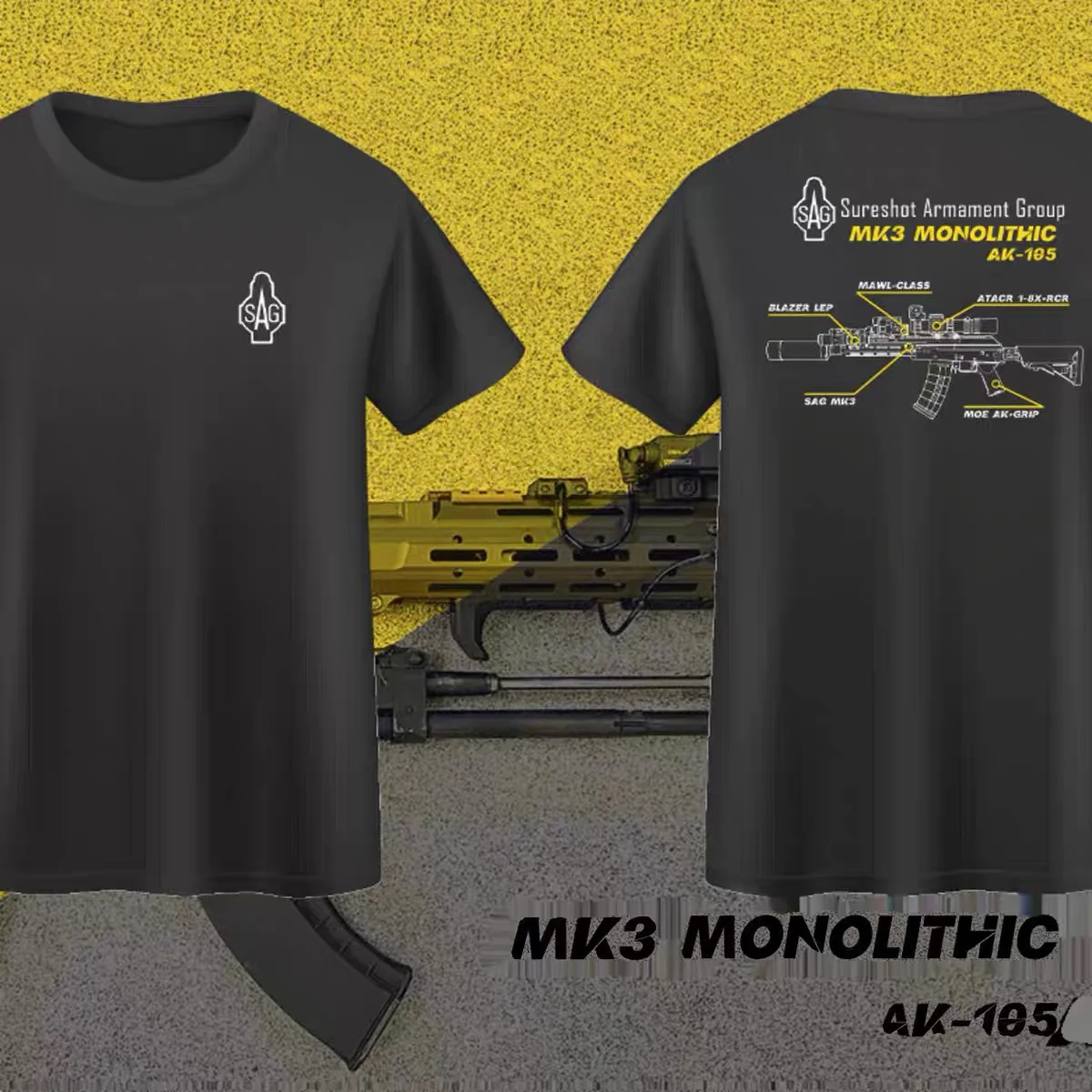 American Summer Outdoor Training Loose Men's Casual Cotton Half Sleeve Round Neck T-shirt Print Army Fan Tactical Short Sleeve