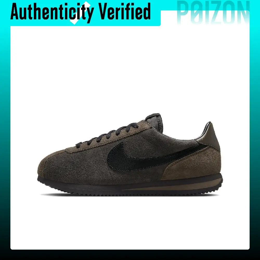 Nike Cortez 23 Running Shoes Men's Low-top Brown Black FJ5180-200