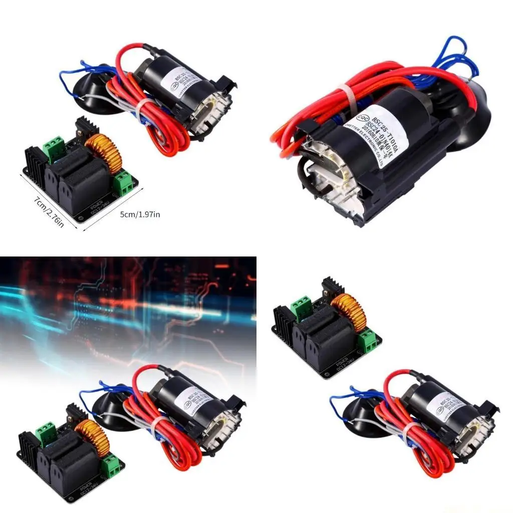 

M5TD DC12-36V ZVS Flyback Driver Board Coil Marx Generator Igniter Induction Heating Power Module 20A 200W