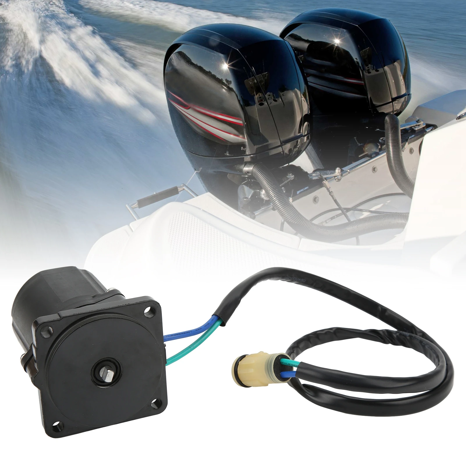 Electrical Tilt Trim Motor 36120‑ZV5‑822 Replacement for  DF40 DF40QH DF40TL DF50 DF50QH DF50TL PTT MOTOR Trim Motor