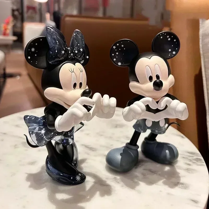 

15cm Disney Mickey Mouse Minnie Figure Cartoon Tidal Suit Decoration Handmade Doll Ornaments Birthday Gift For Girl Toys