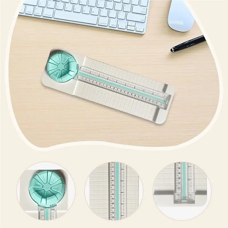 ABBP-Multi-Function Paper Cutter Creasing Machine 360-Degree Rotary Paper Cutter 6 In 1 For Hand-Cutting Card Art Tools