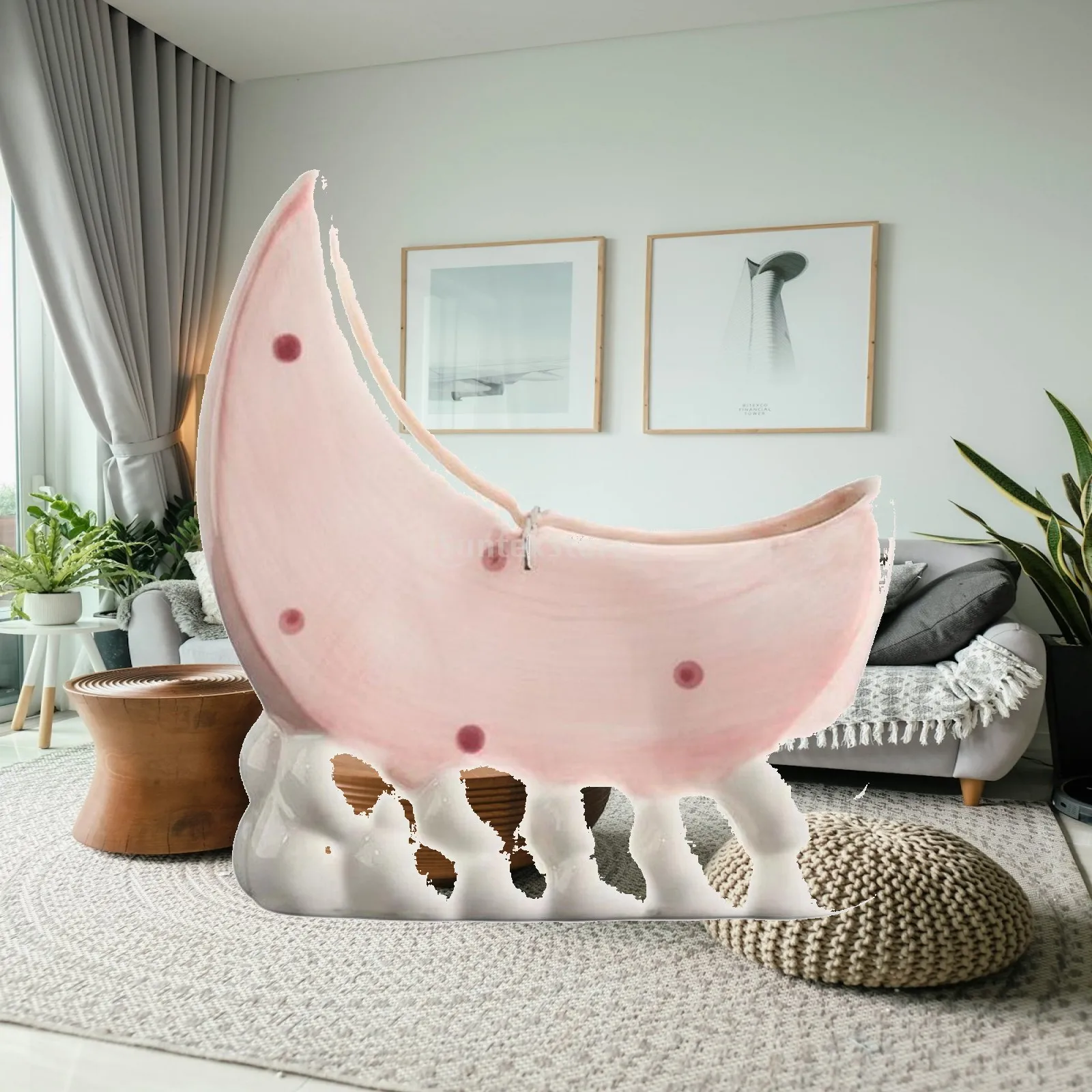 Ceramic Coil Holder Home Decor Organizer with Sturdy Build for Lounge