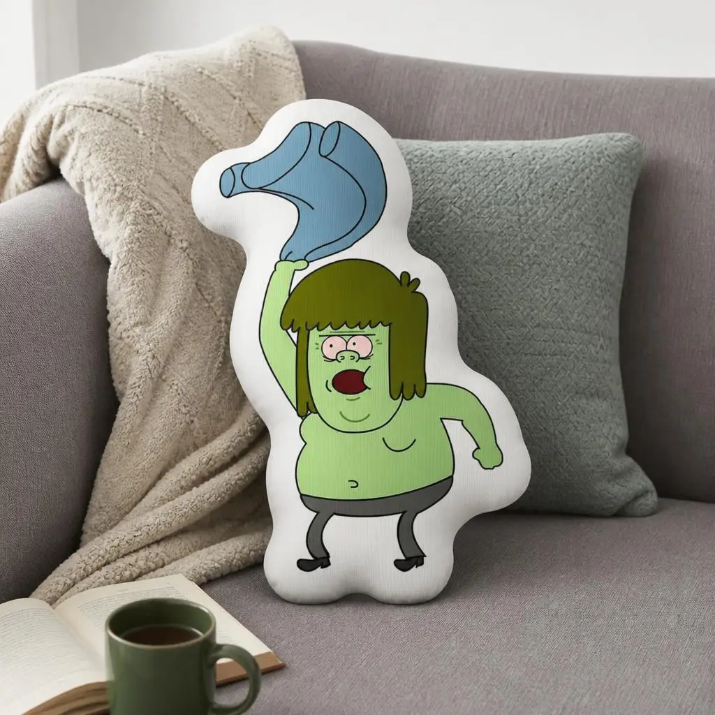 Muscle Man Regulars Show Funny Pillow Cushion Irregular Stuffed Throw Pillow Home Decor Gift Sofa Bed
