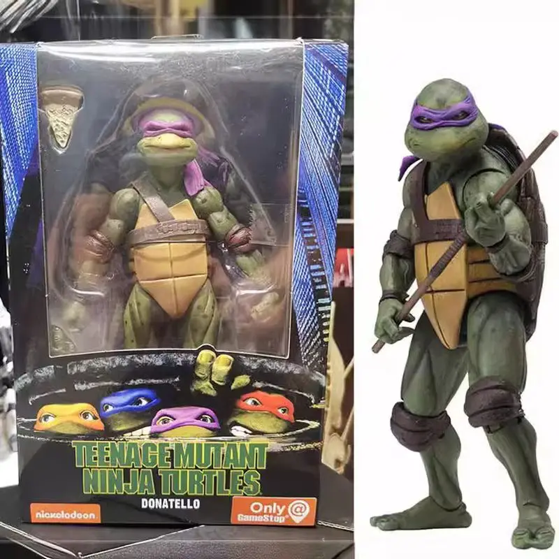 Neca Teenage Mutant Ninja Turtles Tmnt Donatello 1990 Movie Limited Edition 7 Inch Articulated Action Figure Collectible Model - view 2