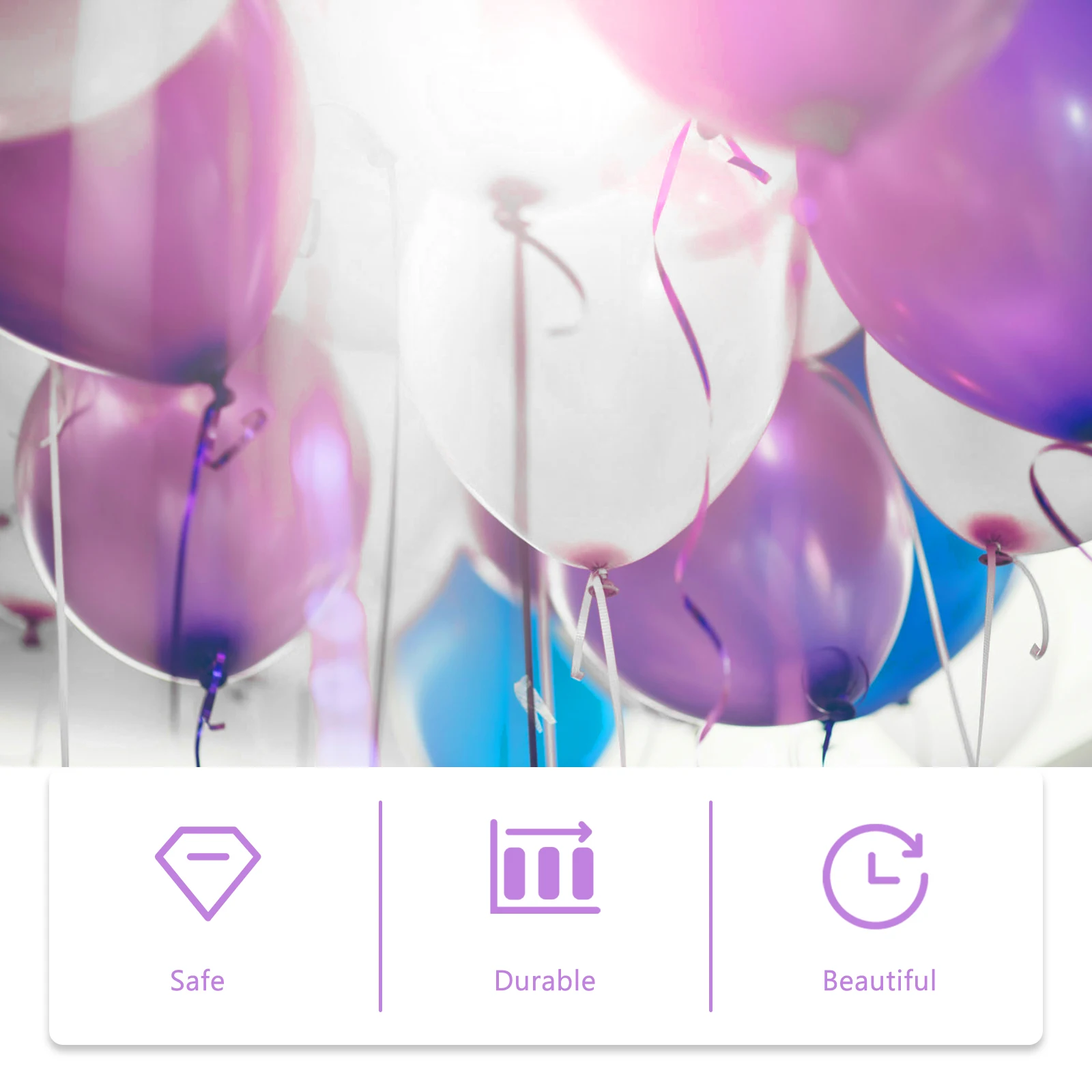 

Butterfly Theme Balloon Chain Purple Wedding Party Decorations Birthday Halloween Kit Balloons Set Easy Safe Wide Range