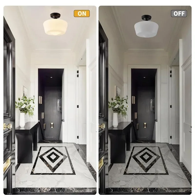 Moderner heller Luxus-Deckenleuchter aus Glas für Küche, Flur, Eingang