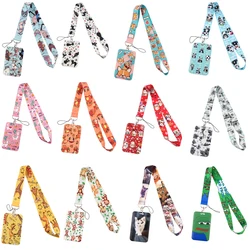 LX119 Animals Koala Cats Corgi Lanyard Monkey Neck Strap For Keys Phone Hang Rope Keycord USB ID Badge Holder Keychain Lariat