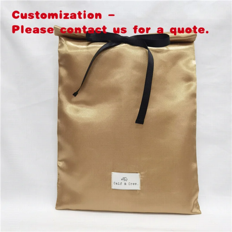 custom.Custom Luxury Silk Clothing Packing Bag Satin Envelope Bag Hair Extensions Wigs Packaging Bundle Packaging Pouch