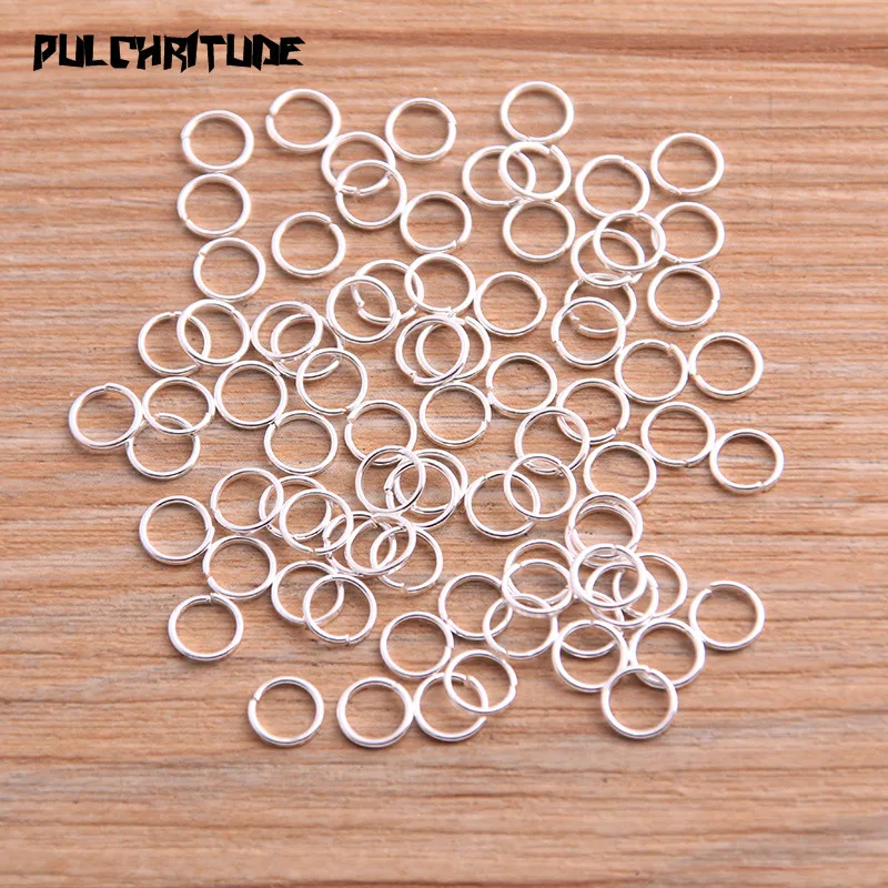 100pcs 2020 New Product 6mm 7 Color Open Ring For DIY Necklace Bracelet Chain Fashion Jewelry Making Findings