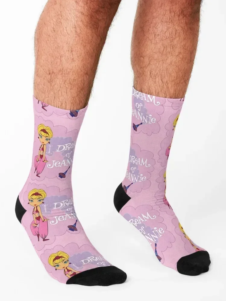 I Dream of Jeannie 4 Socks christmass gift hip hop Rugby Stockings man Mens Socks Women's