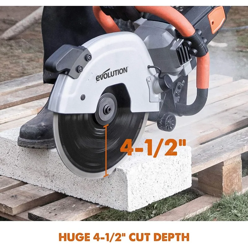 Evolution Power Tools R300DCT 12 inch Concrete Saw (Aka Circular Saw, Angle Grinder, Chop / Cut Off Saw, Demo Saw, Disc / Power