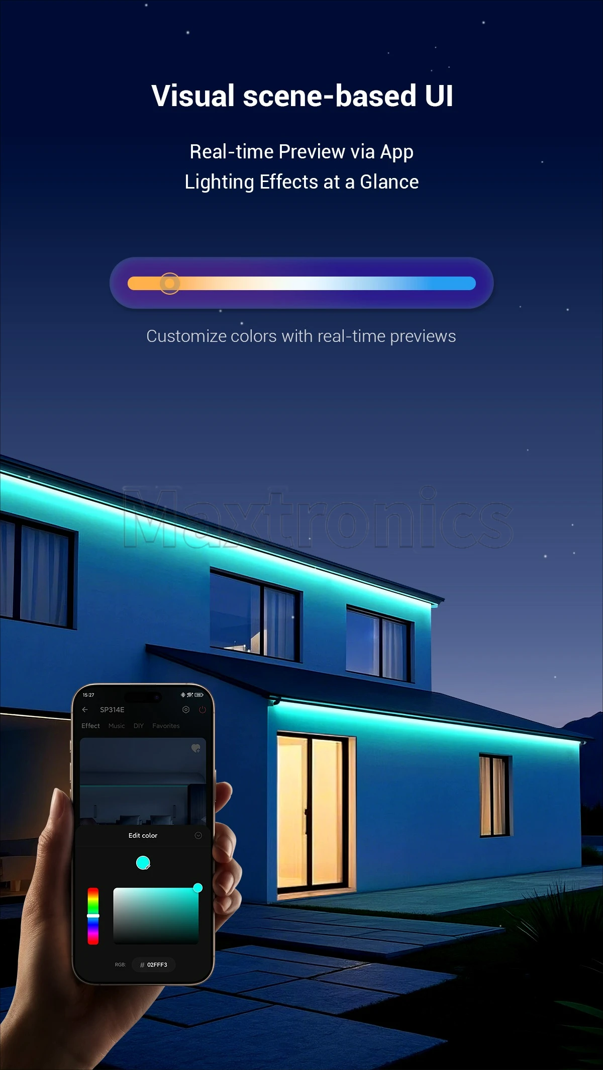 Mesh group control SPI RGBW LED 1-5CH pwm controller with bluetooth APP music control SP318E SP312E SP313E SP314E SP315E SP311E