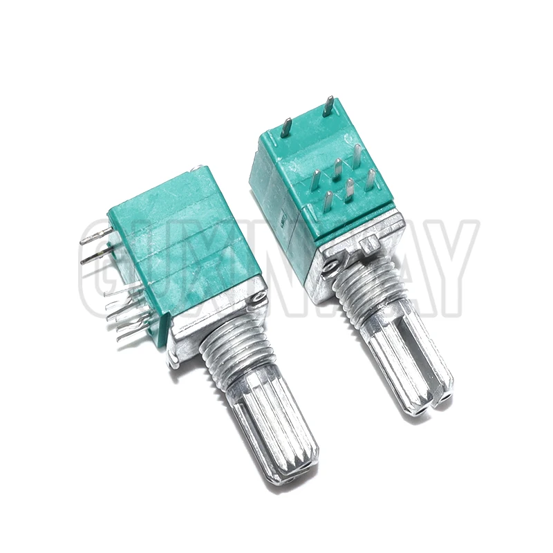 5pcs RK097 RV097NS B5K B10K B50K B100K B500K  Audio Amplifier Sealed Linear Volume Potentiometer Resistor 15mm Shaft 3/5/6/8pins