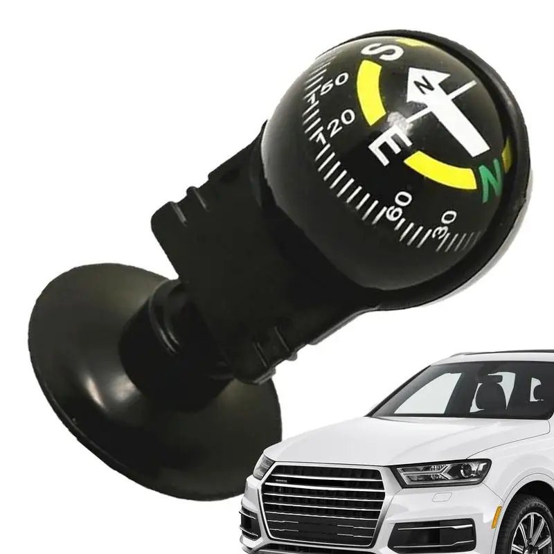 Automotive Compass Car Dashboard Compass Ball Adjustable High Precision Navigation Hiking Direction Pointing Guide Ball For Ship